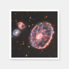 Servilleta De Papel CartWheel Galaxy JWST James Webb Space Telescope