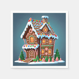Servilleta De Papel Casa Cute Gingerbread