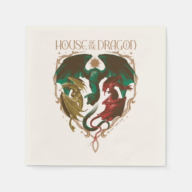 Servilleta De Papel Casa del Dragón | Dragon Shield (Anverso)