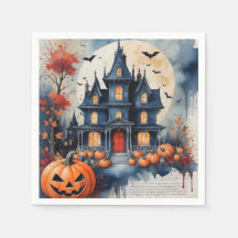 Casa embrujada bajo la luna Halloween Magic