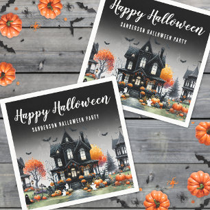 Servilleta De Papel Casa Embrujada Halloween