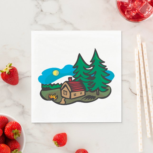 Servilleta De Papel Casa En El Bosque (Subido por el creador)