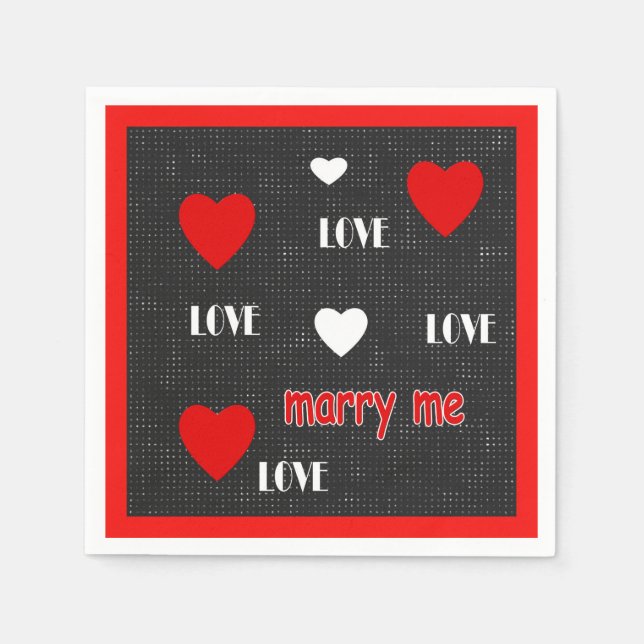 Servilleta De Papel casarme (Anverso)