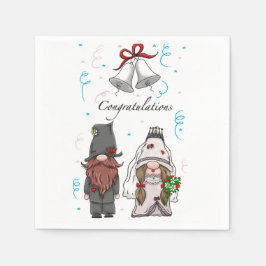 Servilleta De Papel Casarse con mi gnomo