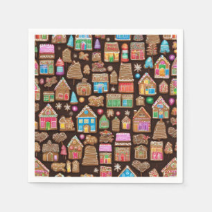 Servilleta De Papel Casas de Pan de Jengibre