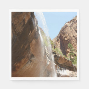 Servilleta De Papel Cascada de Emerald Pool II del Parque Nacional Zio