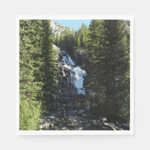 Servilleta De Papel Cascada Oculta en el Parque Nacional Grand Teton