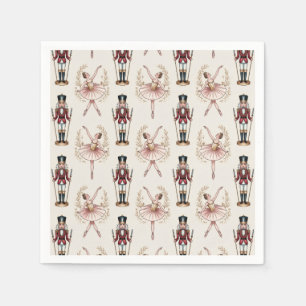 Servilleta De Papel Cascanueces moderno y bailarina de ballet