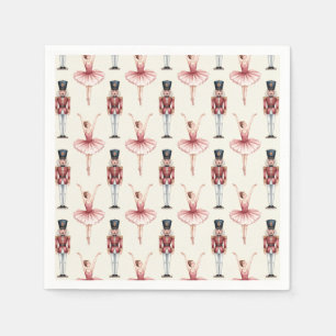 Servilleta De Papel Cascanueces moderno y bailarina de ballet