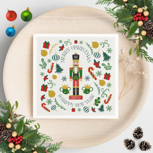 Servilleta De Papel Cascanueces personalizado Feliz Navidad