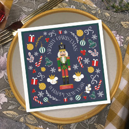 Servilleta De Papel Cascanueces personalizado Feliz Navidad