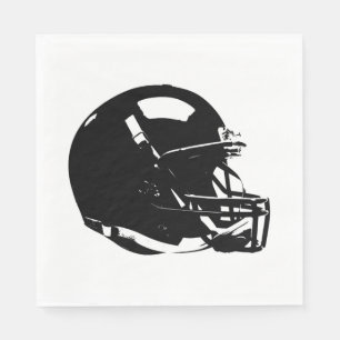 Servilleta De Papel Casco de fútbol de arte pop