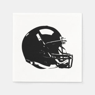 Servilleta De Papel Casco de fútbol de arte pop