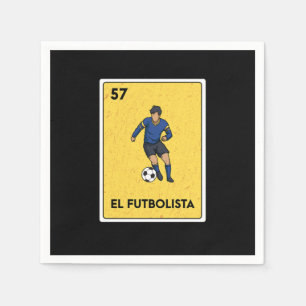 Servilleta De Papel Casino con tarjeta de juego de bingo de lotería me