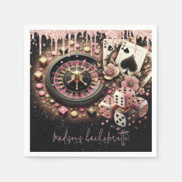 Servilleta De Papel Casino personalizado de lujo Bachelorette