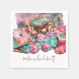 Servilleta De Papel Casino personalizado y de lujo Bachelorette