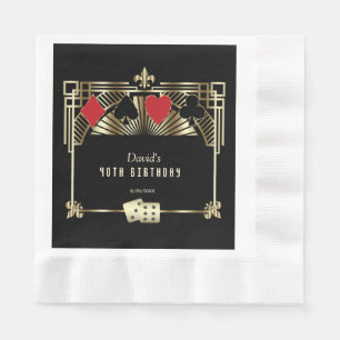 Servilleta De Papel Casino Royale Great 40th Birthday