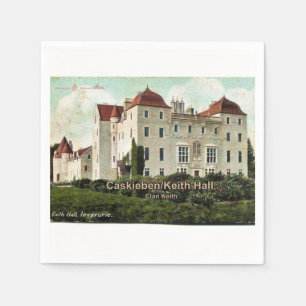 Servilleta De Papel Caskieben Castle/Keith Hall, Clan Keith