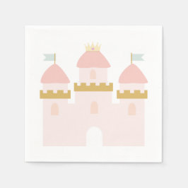 Servilleta De Papel Castillo de la Princesa Cumpleaños Napkin