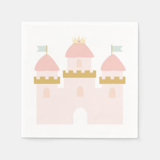 Servilleta De Papel Castillo de la Princesa Cumpleaños Napkin