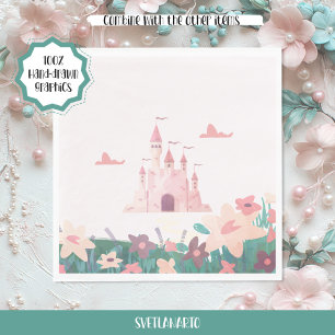 Servilleta De Papel Castillo de Princesa Soñador Servilletas de Papel