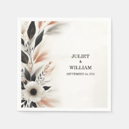 Servilleta De Papel Casual Heart Nothing Fancy Just Love Boda