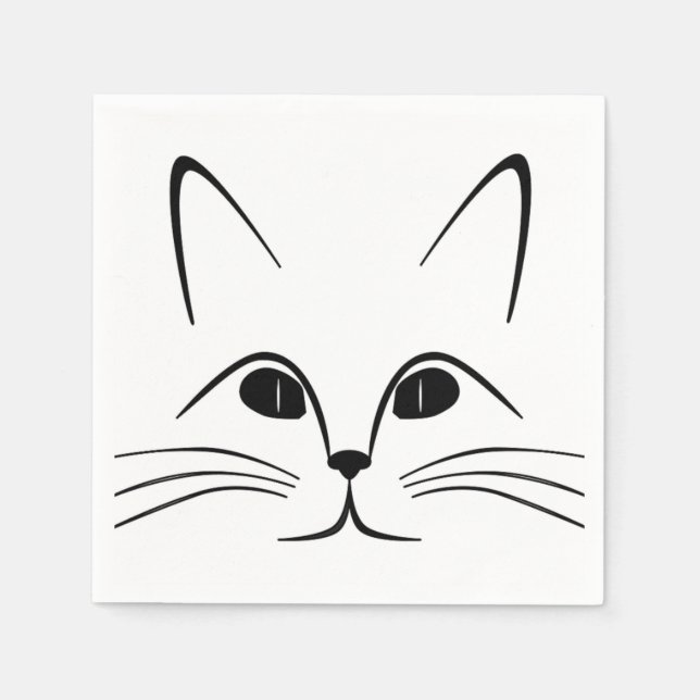SERVILLETA DE PAPEL CAT FACE (Anverso)