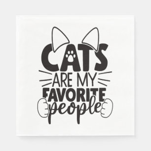 Servilleta De Papel Cat Lover