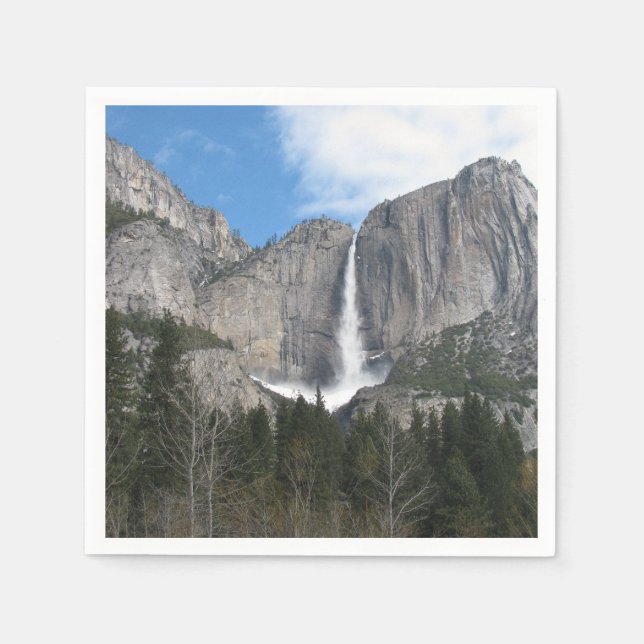 Servilleta De Papel Cataratas Yosemite (Anverso)