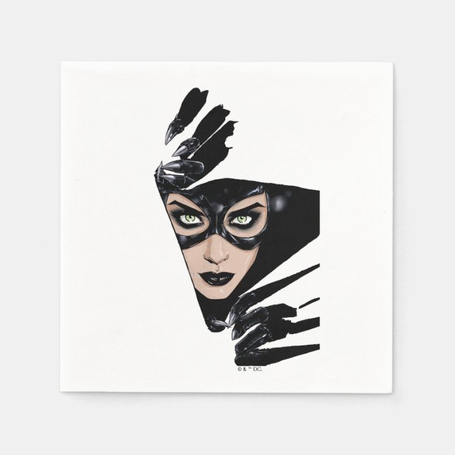 Servilleta De Papel Catwoman The Claws Are Out Cover Illustration (Anverso)