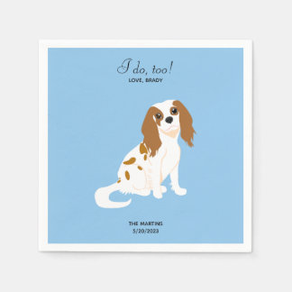 Servilleta De Papel Cavalier King Charles Boda Cocktail Napkins