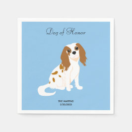 Servilleta De Papel Cavalier King Charles Boda Cocktail Napkins