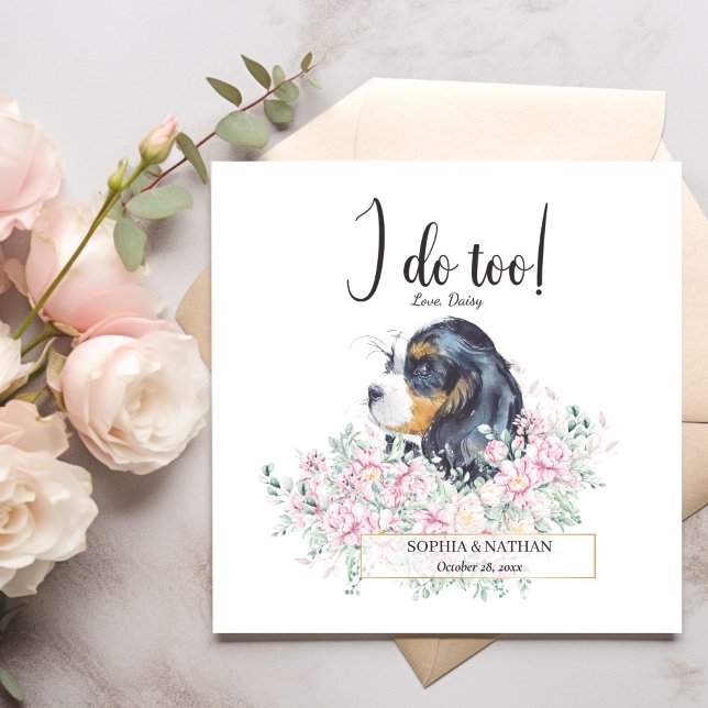 Servilleta De Papel Cavalier King Charles Dog Boda Cocktail Napkins (Subido por el creador)