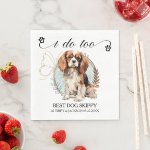 Servilleta De Papel Cavalier King Charles Spaniel Me Casaré Wedding