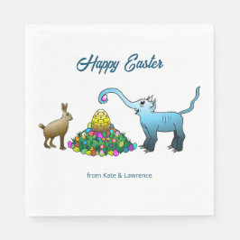 Servilleta De Papel Caza de huevos de Pascua