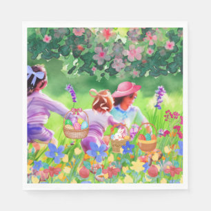 Servilleta De Papel Caza de huevos de Pascua