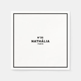 Servilleta De Papel CC (Moda y clásico)