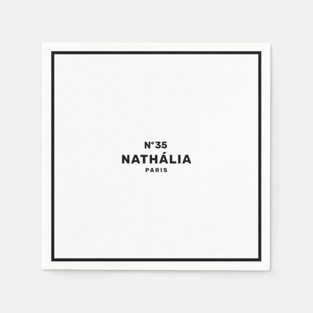 Servilleta De Papel CC (Moda y clásico) (Anverso)