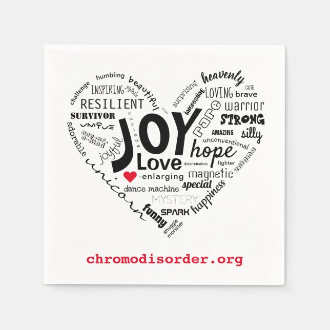 Servilleta De Papel CDO Heart Napkin (Anverso)