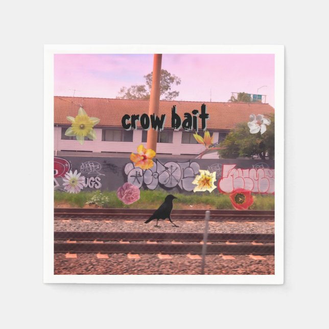 Servilleta De Papel Cebo para cuervos (Anverso)