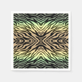 Servilleta De Papel Cebras en el bosque