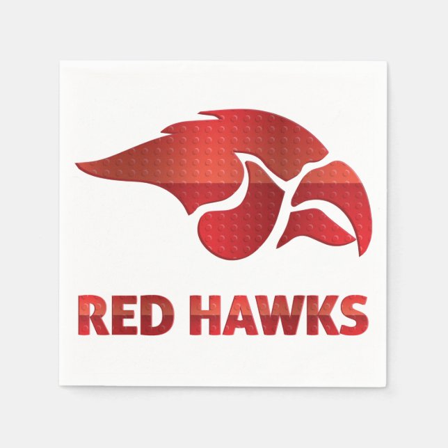 Servilleta De Papel Cedar Springs Red Hawks #5 (Anverso)