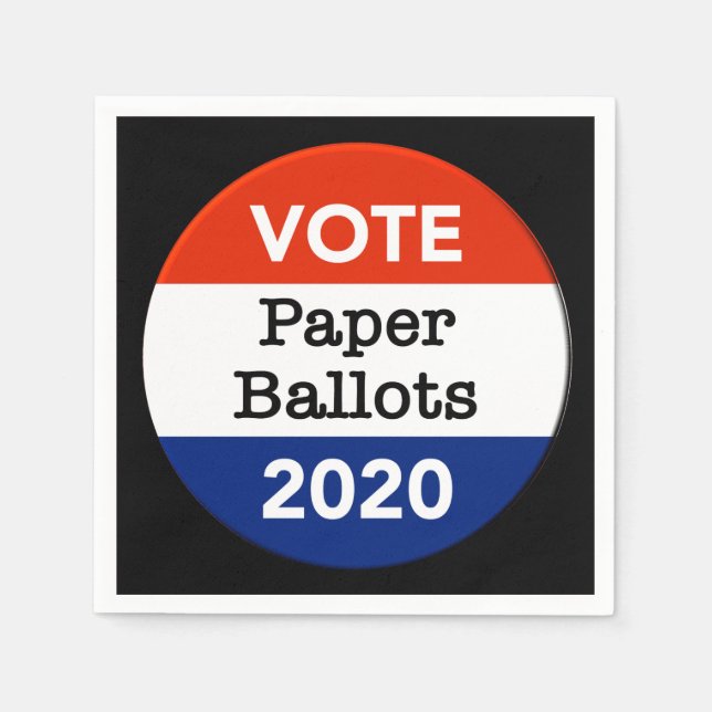 Servilleta De Papel Cédulas electorales 2020 (Anverso)