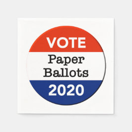 Servilleta De Papel Cédulas electorales 2020