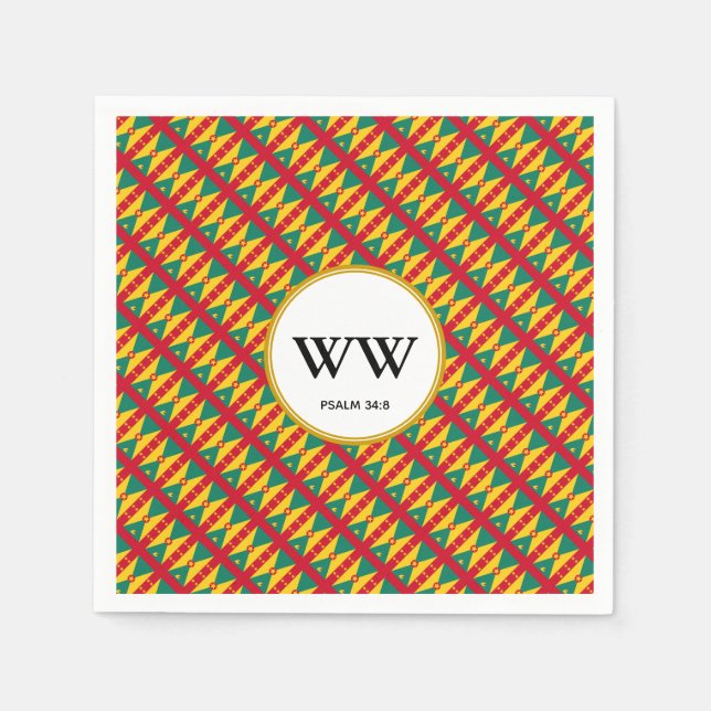 Servilleta De Papel Celebración Cumpleaños Fiesta Patrimonio BANDERA D (Anverso)