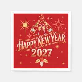 Servilleta De Papel Celebración de Año Nuevo 2027