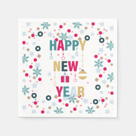 Servilleta De Papel celebración de Año Nuevo feliz