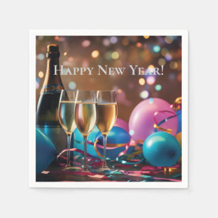 Servilleta De Papel Celebración de Año Nuevo festivo - texto de person
