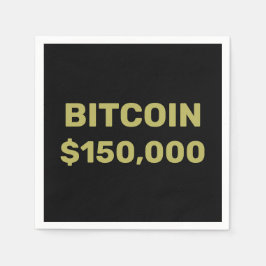 Servilleta De Papel Celebración de Bitcoin 150000