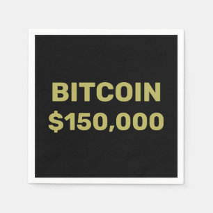 Servilleta De Papel Celebración de Bitcoin 150000